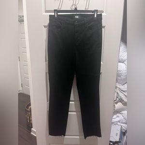 Paige Slim fit black pant